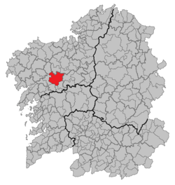 Situacion Santiago de Compostela